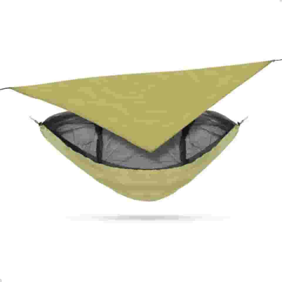 Rede de Dormir, Rede de Selva Suporta Até 130kg(Verde Oliva)