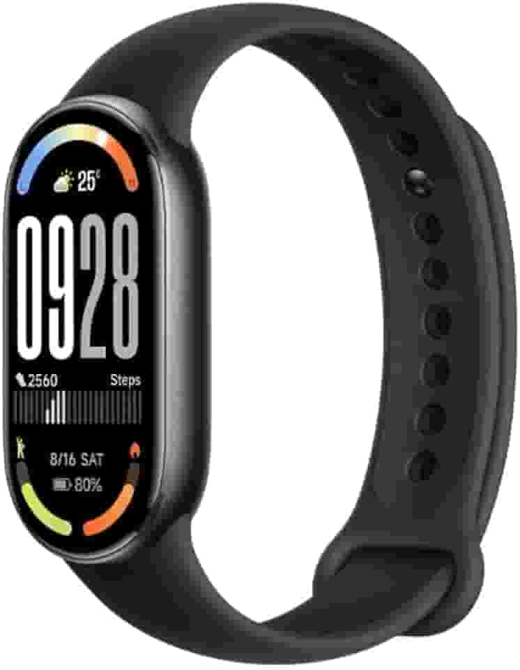 Relógio Mi Band 10 smart-band 10 (GLOBAL ATUALIZADO) Pulseira Inteligente, Tela AMOLEDD 1,72, Relógio inteligente, Fitness, Pulseira Impermeável, 150 Modos Esportivos (PRETO)