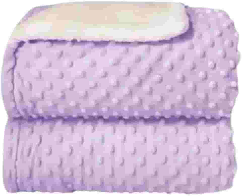 Cobertor Para Dupla Face Soft Bolha Com Sherpa (Lilás)