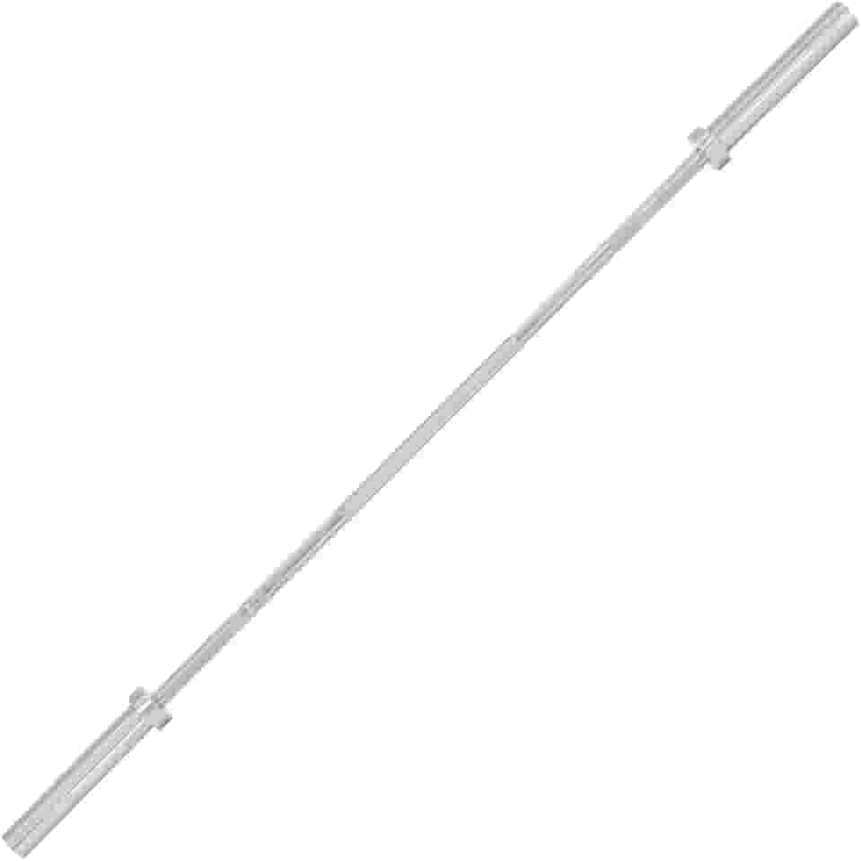 Barra Maciça Olímpica Supino Reto 1,2m Com 2 Prisilhas Para Segurar Anilha