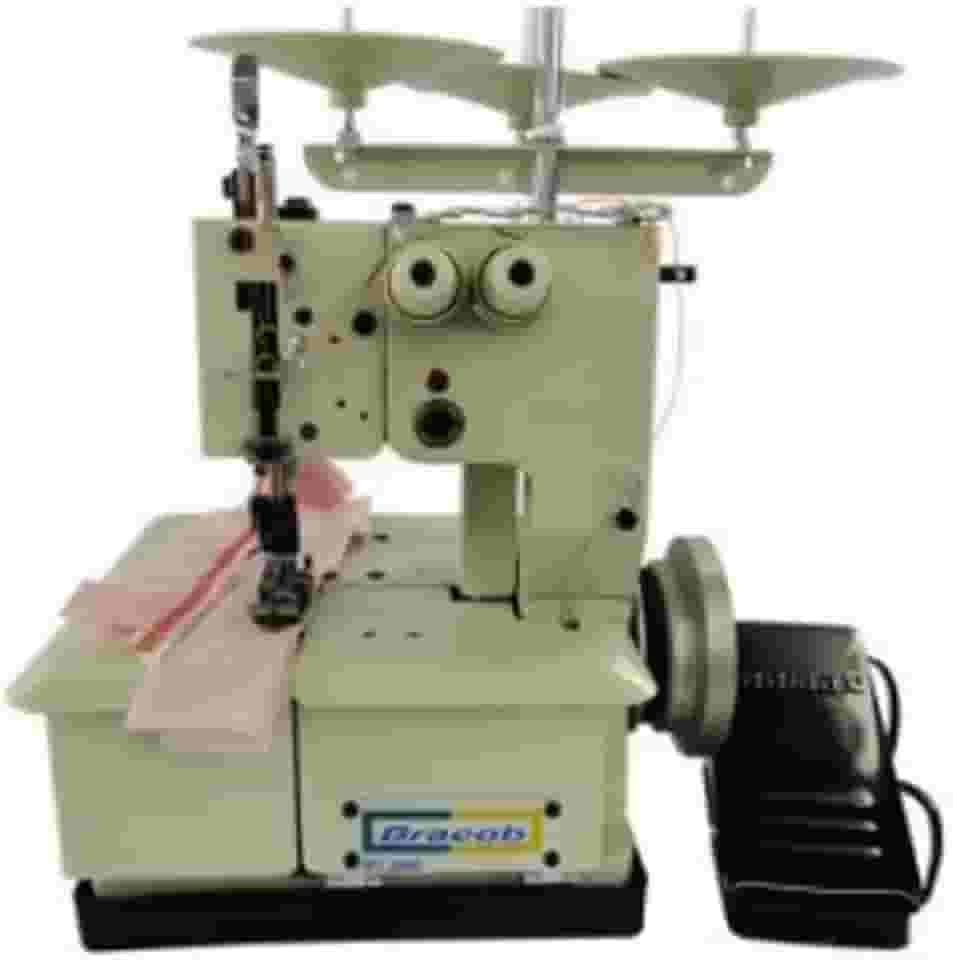 Máquina De Costura Galoneira Portátil Bracob,2 Agulhas 220V