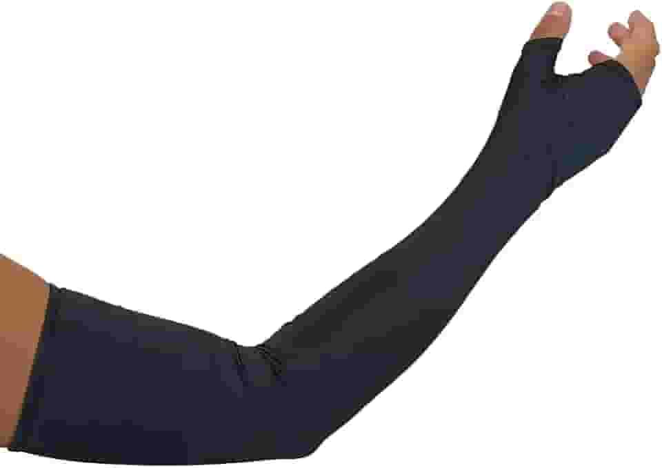 Par Manguitos Dedo Ciclismo Moto Proteção Solar UV50+ Braços