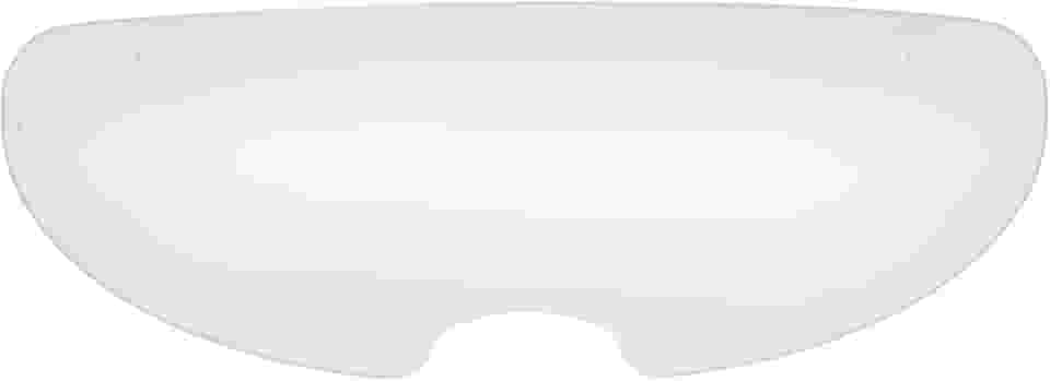 Película antiembaçamento para viseira de capacete de motocicleta compatível com QWART Película protetora de viseira de capacete resistente a neblina para lentes de capacete 9 cm x 26,8 cm