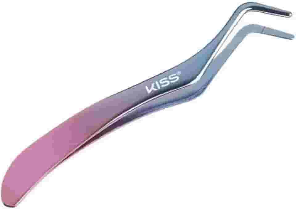 Aplicador Profissional Para Cílios Postiços, Kiss New York, Pinça de Precisão para Extensão de Cílios