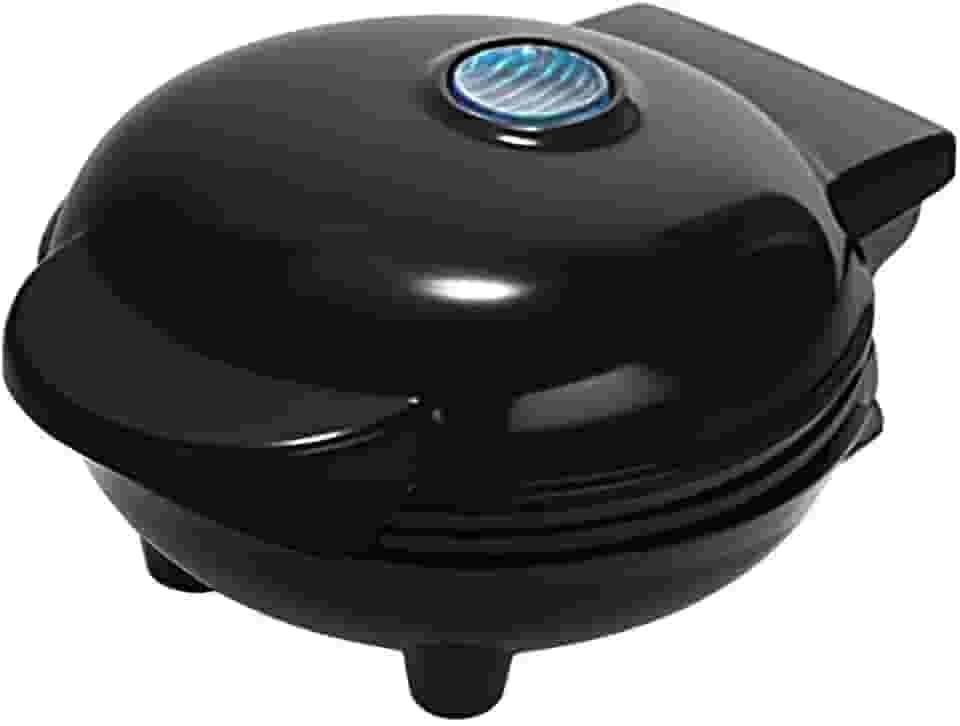 Maquina Waffle, Mini Máquina, de Waffle Multiuso Grill Portátil Antiaderente Forma de Coração, 110v(preto)