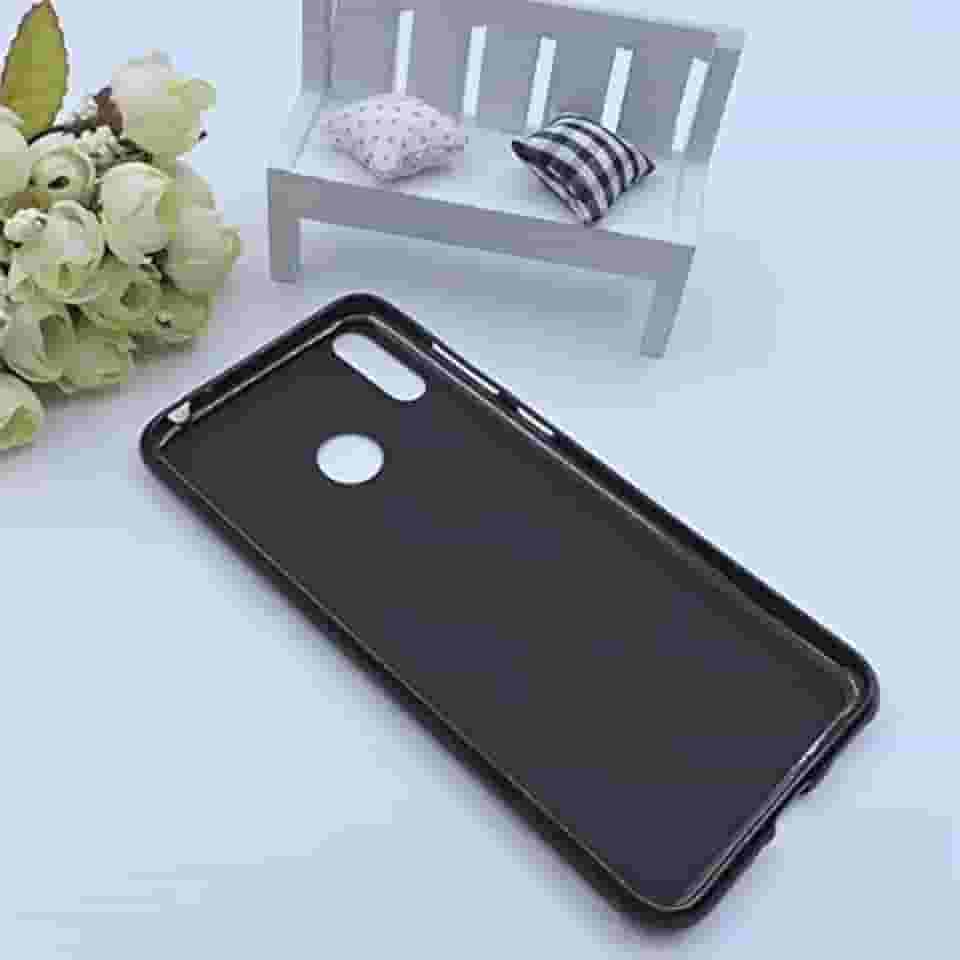 Kit Capa E Pel�cula Para Motorola Moto One Vision Com Tela De 6.3Polegadas Capinha Transparente Clear Ultra Fina e Pel�cula De Vidro Temperado - Danet (Preto fum�)