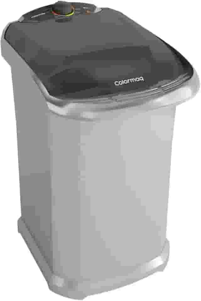 Colormaq Maquina de Lavar Roupa Semi Automatica Tanquinho 6kg LCT6 Prata 220v