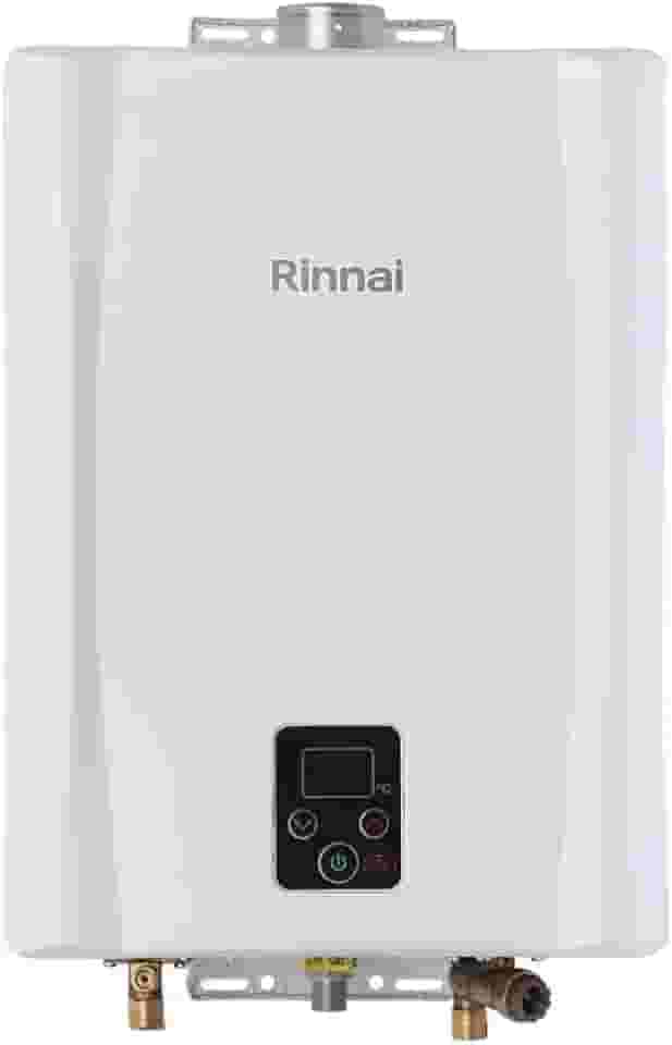 Rinnai E21-21 litros GN (Gás Natural) Branco - Aquecedor de Água a Gás Digital REU-E211 FEH