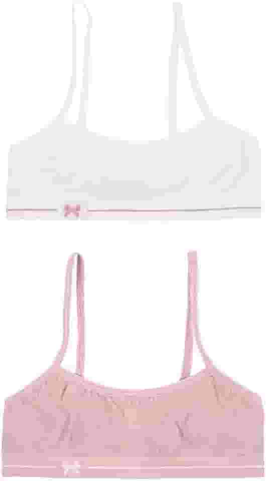 Kit 2 Top DelRio Kids Infantil Feminino Sem Costura Microfibra