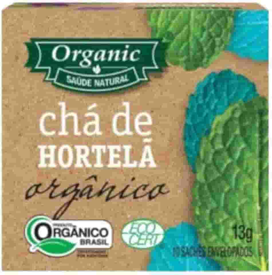 Chá Orgânico de Hortelã Organic 10 Sachês