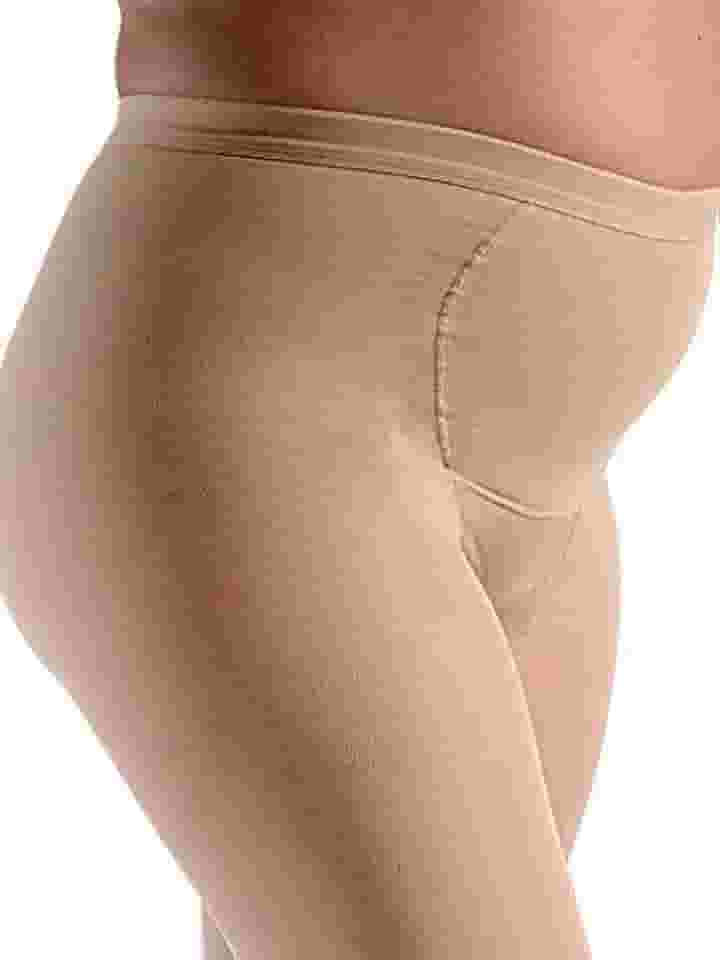 Meia Calça Gestante 862 Premium Select Comfort Média Compressão 20-30 Mmhg com Ponteira Aberta Sigvaris Grande Longa Bege