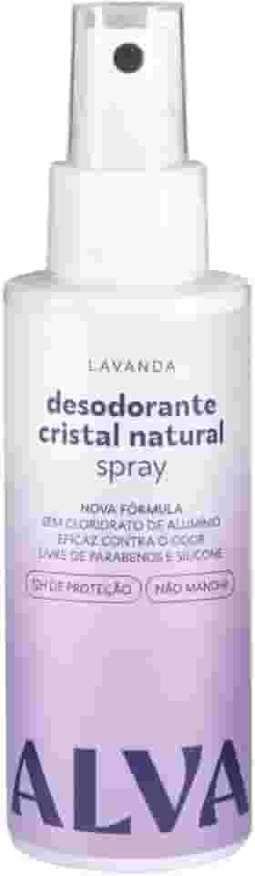 Alva Desodorante Spray Cristal Natural Lavanda Vegano 120ml