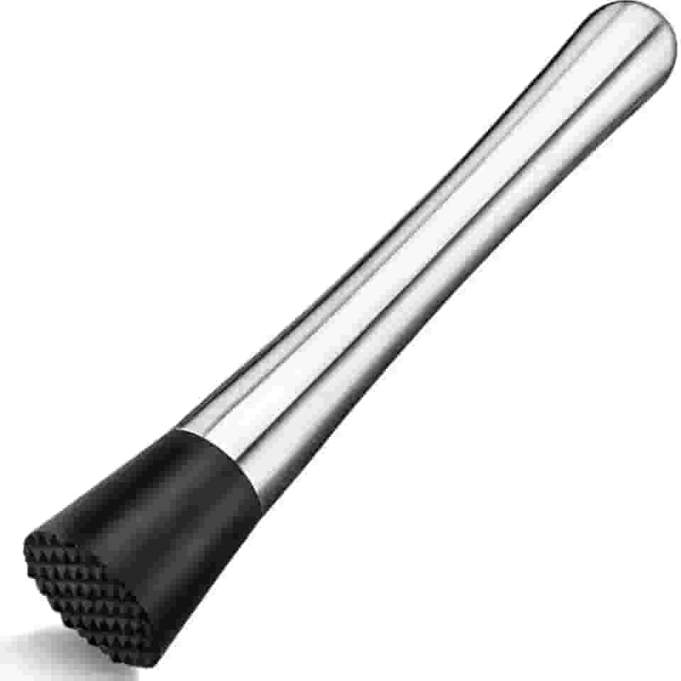 Macerador Socador Profissional em Aço Inox Ideal para Caipirinhas, Coquetéis Drinks Gourmet Frutas e Ervas