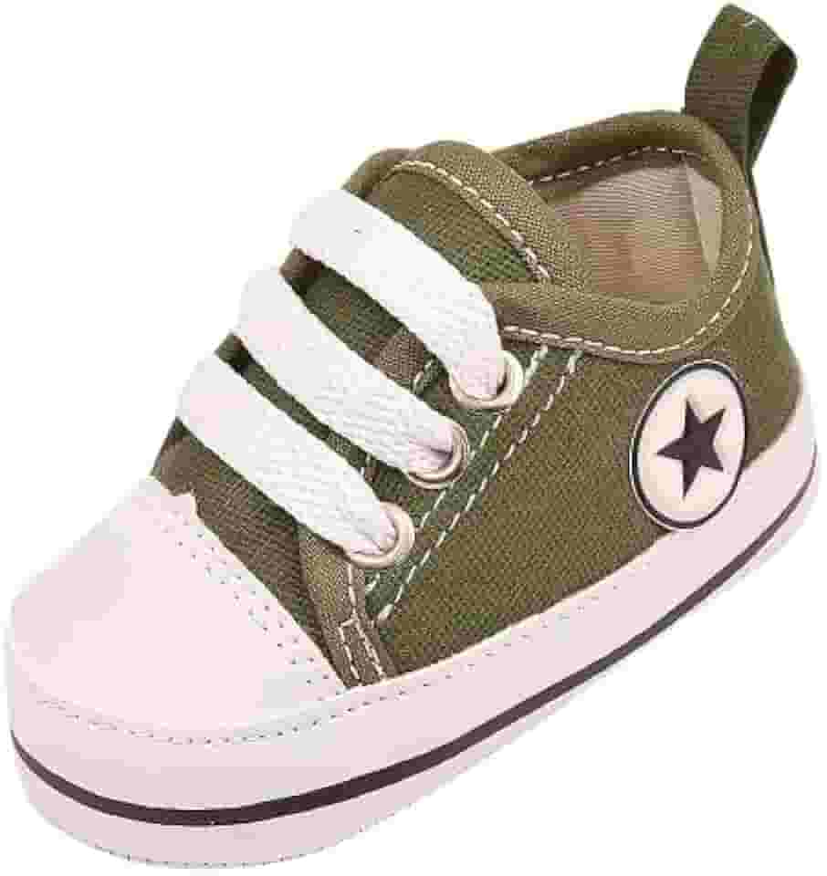 Sapatenis Bebê Bebê Mania Verde Musgo: Conforto e Estilo para os Primeiros Passos, Design Moderno e Casual, Garantindo Segurança, Mobilidade e Praticidade para o Bebê em Qualquer Ocasião