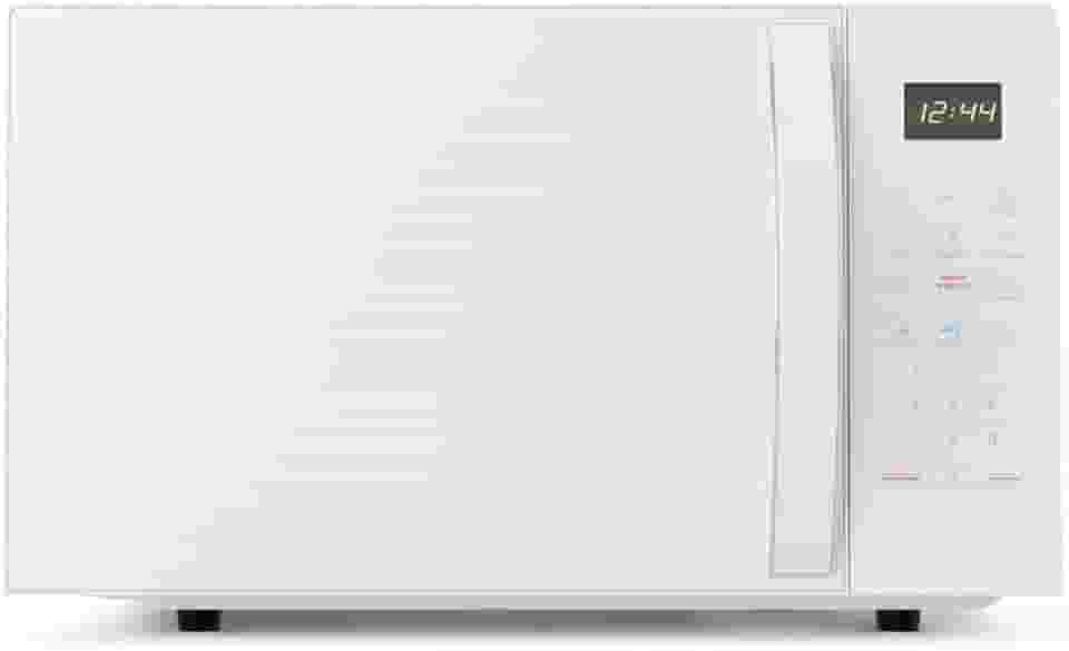 Micro-ondas de 33 litros - branco, alta potência de 1400 W, interior antiaderente para facilitar a limpeza, cozedura rápida, ideal para famílias numerosas, 220 V, design elegante (127V)