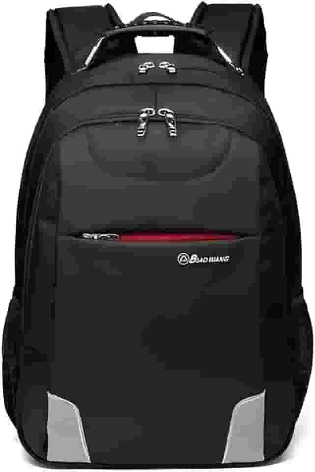 Mochila Masculina Impermeável com Saída USB, Divisória para Notebook 15.6”, Alça Reforçada e Design Ergonômico, Mochila Grande para Trabalho, Viagem e Faculdade