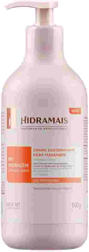 Creme de Massagem Bio Drenagem Ultra Hidramais - Redutor de Inchaço e Retenção Hídrica - Corporal, Alta Performance, 500g