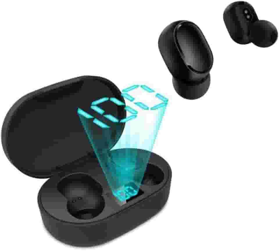 Fone De Ouvido Bluetooth TWS 5.0 Sem Fio Com Cancelamento De Ruído Compatível Com Android E iOS Cor Preto