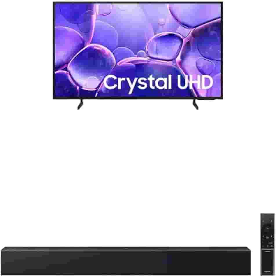 Samsung Combo Smart TV 85" Crystal UHD 4K U8100F + Soundbar HW-B450F
