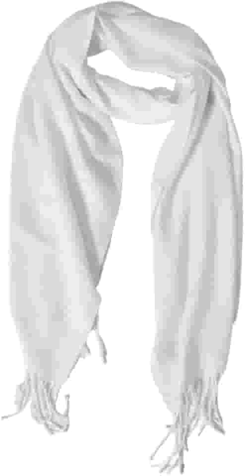 Echarpe Feminina Lisa com Franja em Viscose 180x70cm Acessório Versátil e Sofisticado para Outono Inverno e Meia Estação