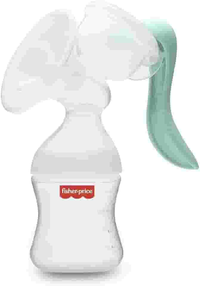 Bomba de Leite Materno Manual Branco e Verde 130ml Fisher Price - BB321