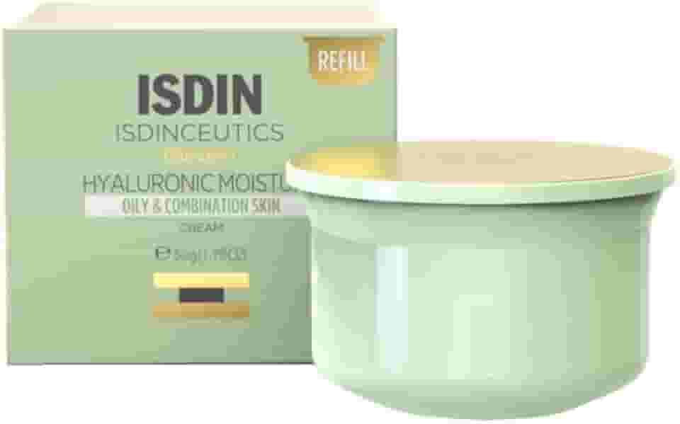 ISDIN Refil Creme Anti-Idade para Pele Oleosa Isdinceutics Hyaluronic Moisture Oily Skin - 50g