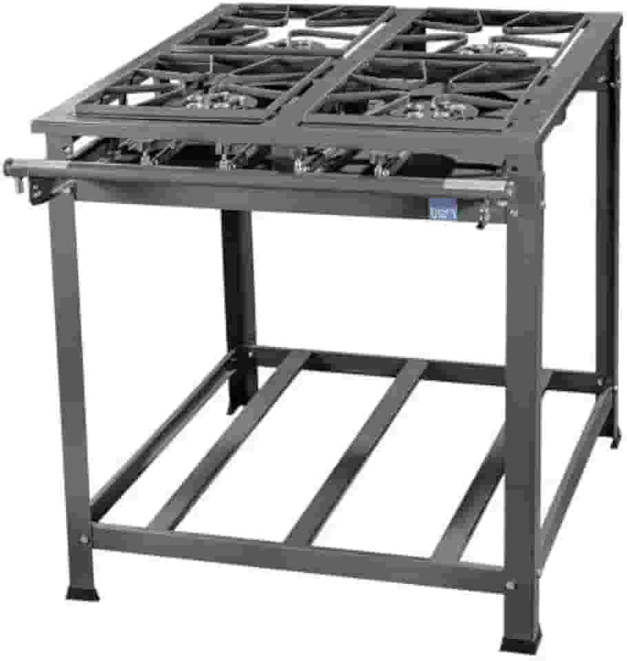 Fogão Industrial Eco N 4 Bocas Alta Pressão Grafite