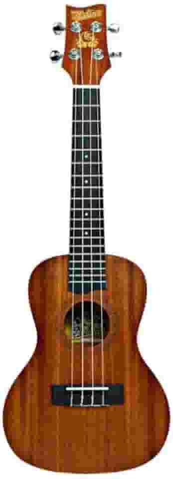 Ukulele Concert Acustico Sapele Natural Fosco Cordas Aquila Mahina Ma23-k