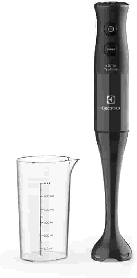 Mixer de mão Electrolux Preto 400W com Tecnologia TruFlow 1 velocidade função turbo EIB05 127V