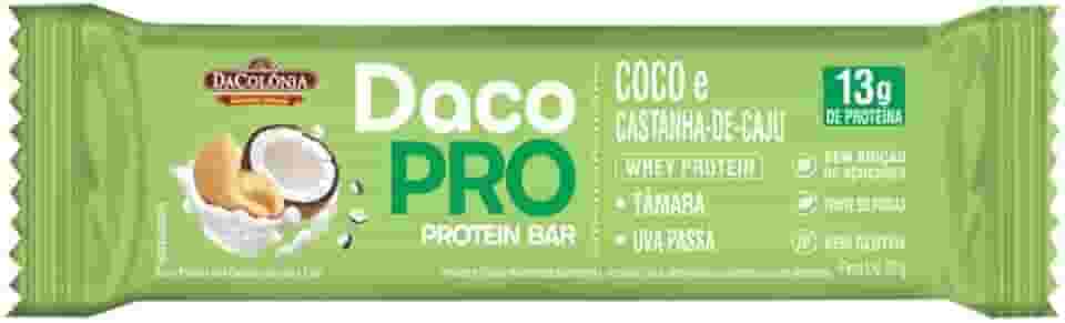 BARRA DACOPRO PROTEIN COCO E CASTANHA DISPLAY 12x50G