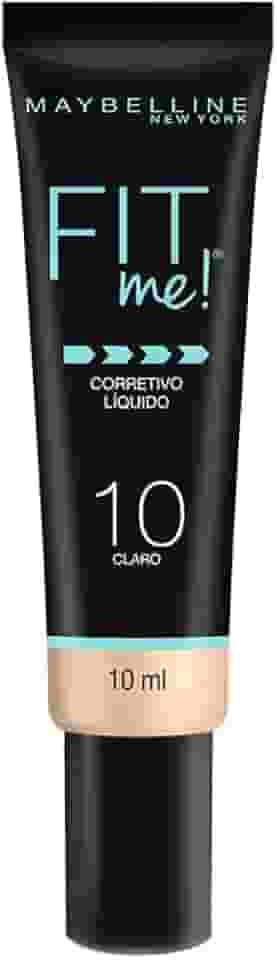 Maybelline NY Corretivo Líquido Efeito Matificador Fit Me 10 Claro, 10ml