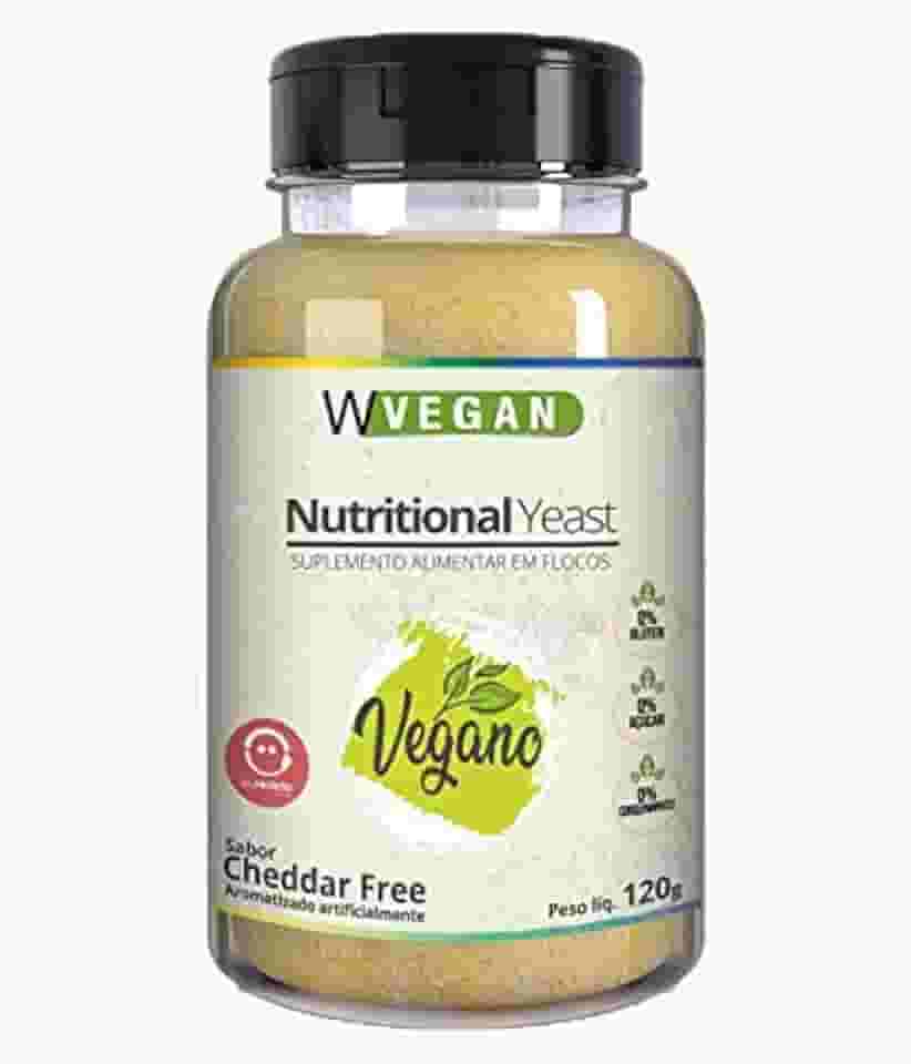 Nutritional Yeast Flocos Sabor Cheddar Free 120G W Vegan