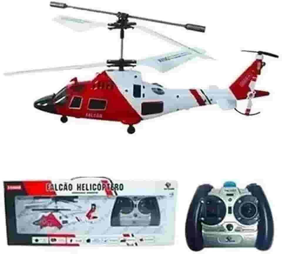 Helicoptero Controle Remoto Falcao 3 Canais