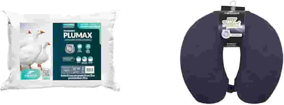 Kit Fibrasca Travesseiro Pluma + Travel U