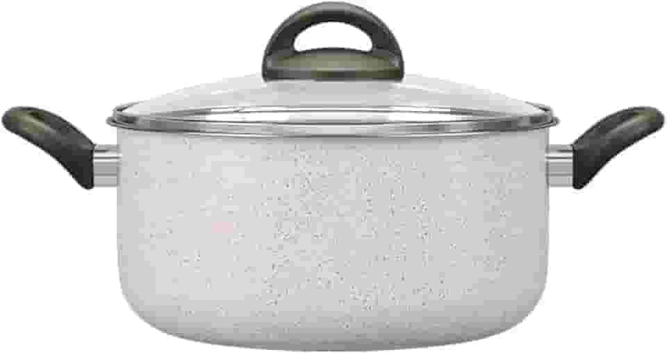 Brinox - Caçarola com Tampa 22Cm 3,5L Ceramic Life Suprema - Vanilla