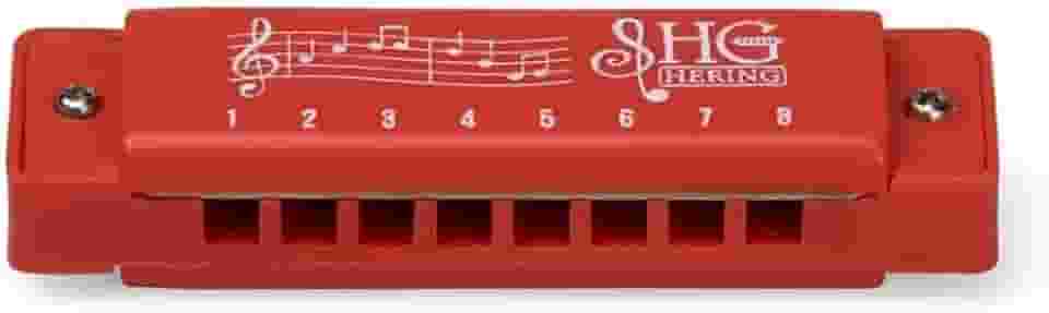 Gaita de Boca Hering Junior Vermelha Jrvm