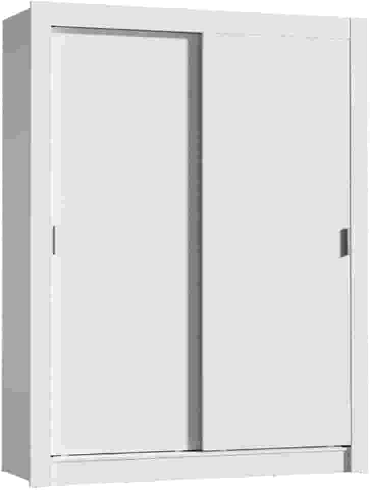 Guarda-Roupa Solteiro Madesa Denver 2 Portas de Correr - Branco