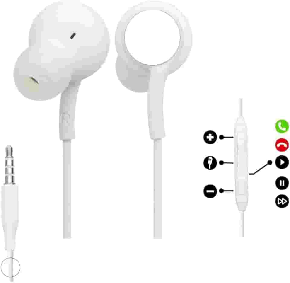 Fone Com Fio Compátivel com Todos os Aparelhos Cor:Branco