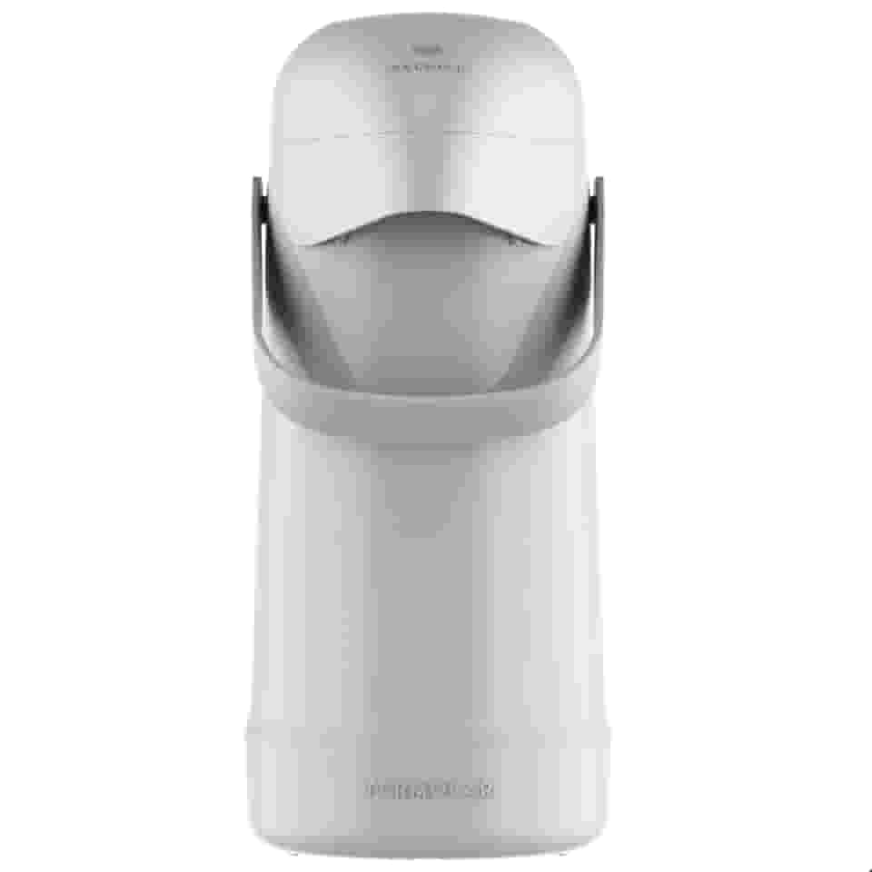 Garrafa Térmica Magic Pump Bomba de Pressão 500ml Branco