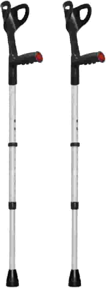 Muleta Canadense Ortopédica De Alumínio Regulável Idoso 120kg Par Take Care (REGULÁVEL, PRETO) 2.0 unidade