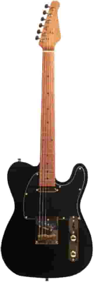 Guitarra Elétrica Telecaster Black Gold com Corpo Alder e Braço Roasted Maple