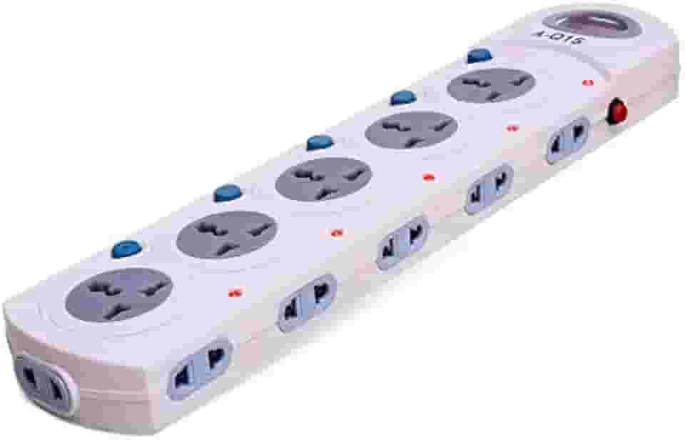 Régua Filtro de Linha 16 tomadas extensão 3 metros 110/220v Estabilizador