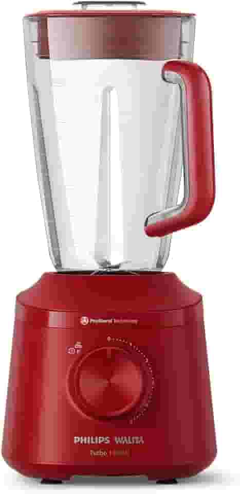 Philips Walita, Liquidificador Série 3000 Turbo, 220V, Vermelho, 1000W - HR2270/40