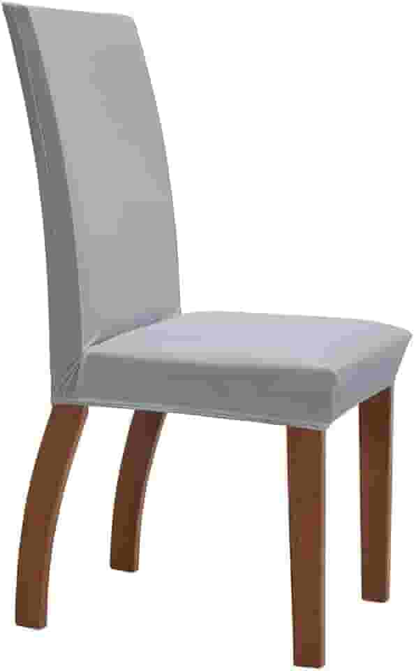 Capas Para Cadeira Elásticas Malha Gel para Mesa de 6 Lugares Para Cozinha Sala de Jantar (Cinza)