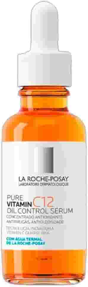 La Roche-Posay, Sérum Antirrugas para Peles Oleosas, Pure Vitamin C12 Oil Control