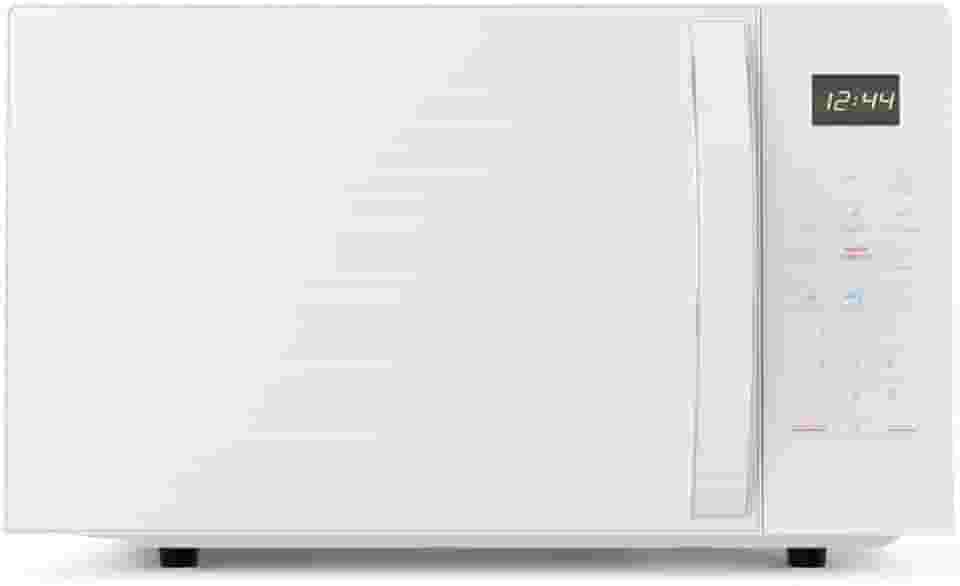 Micro-ondas de 33 litros - branco, alta potência de 1400 W, interior antiaderente para facilitar a limpeza, cozedura rápida, ideal para famílias numerosas, 220 V, design elegante (220V)