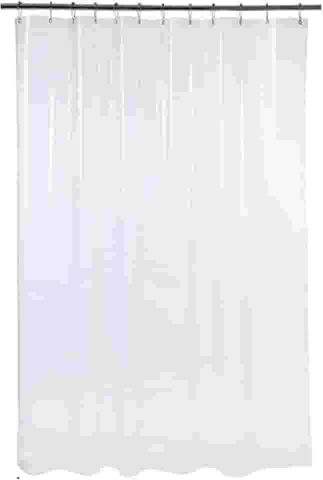 1 Cortina Box Banheiro PVC Fosca Antimofo 140x200