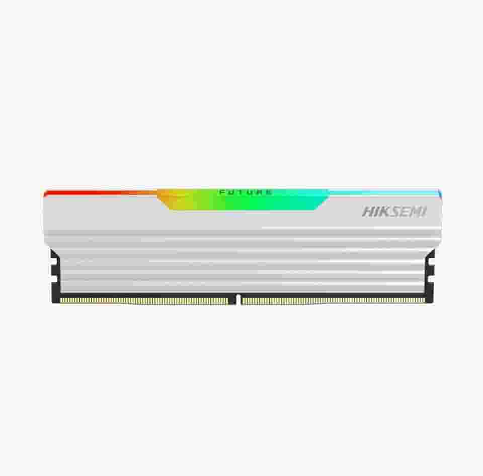 Memória RAM DDR4 Hiksemi Future RGB Branco 3200MT/s CL18 16GB HSC416U32F4 16G
