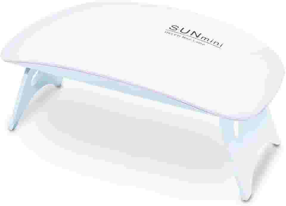 Mini Cabine Led/uv Sun Mini Portátil 6w Unhas Gel Branca Bivolt