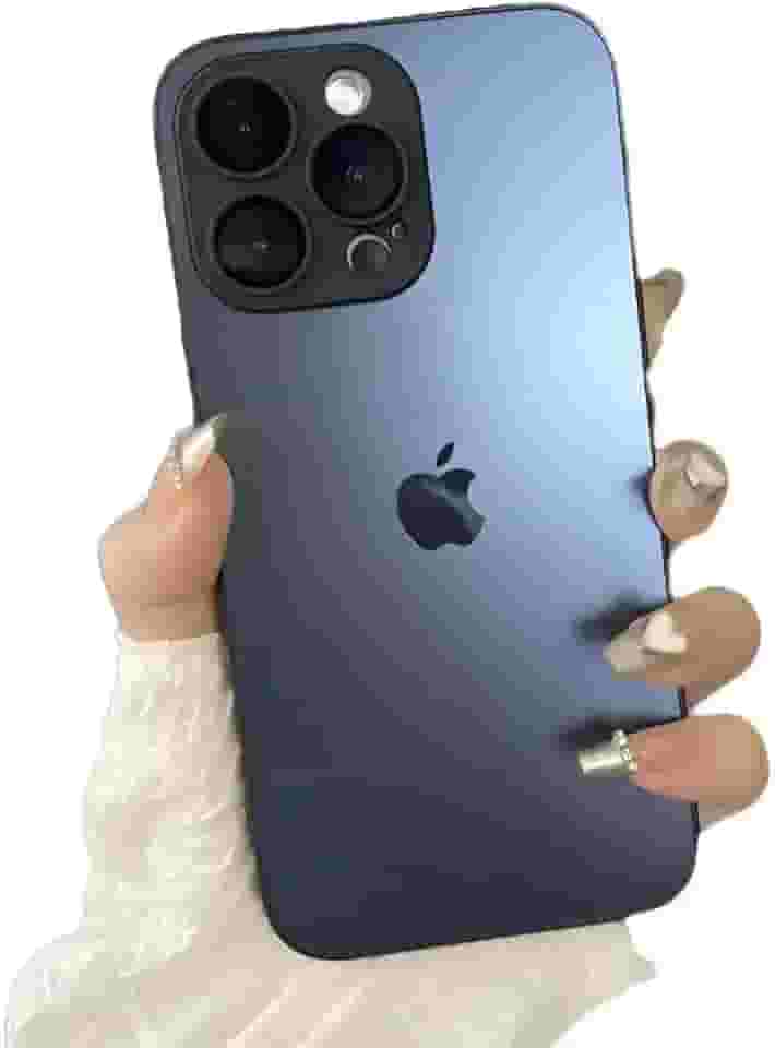 Capa Premium de Vidro Fosco Cromado para iPhone, Compatível com Modelos 11 até 16 Pro Max com tenologia MagNetica (Black Titanium, 15 PRO MAX)